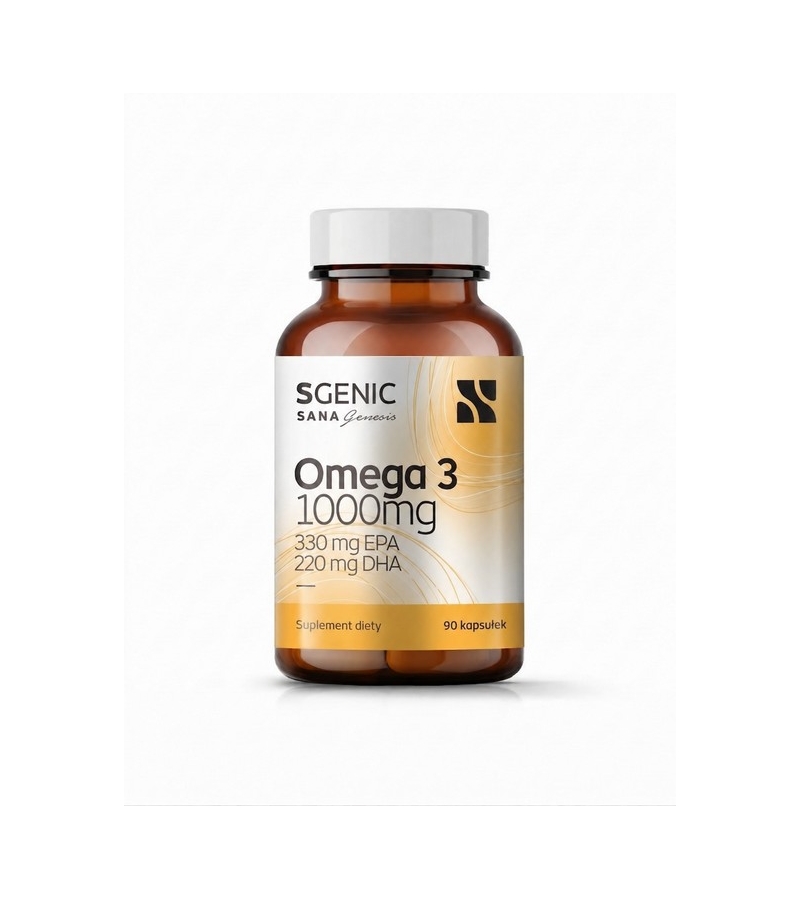 Omega 3 1000mg - 330mg EPA i 220mg DHA